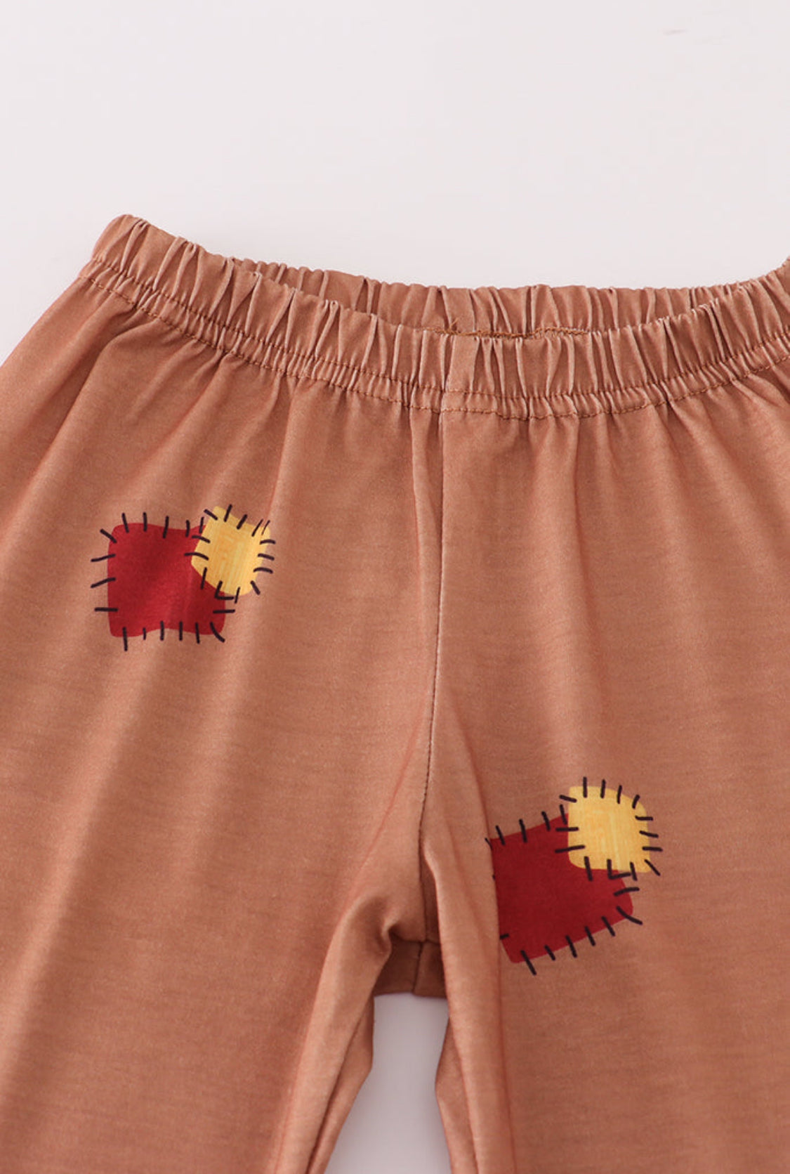 Navy Scarecrow Appliqué Boy’s Pants Set