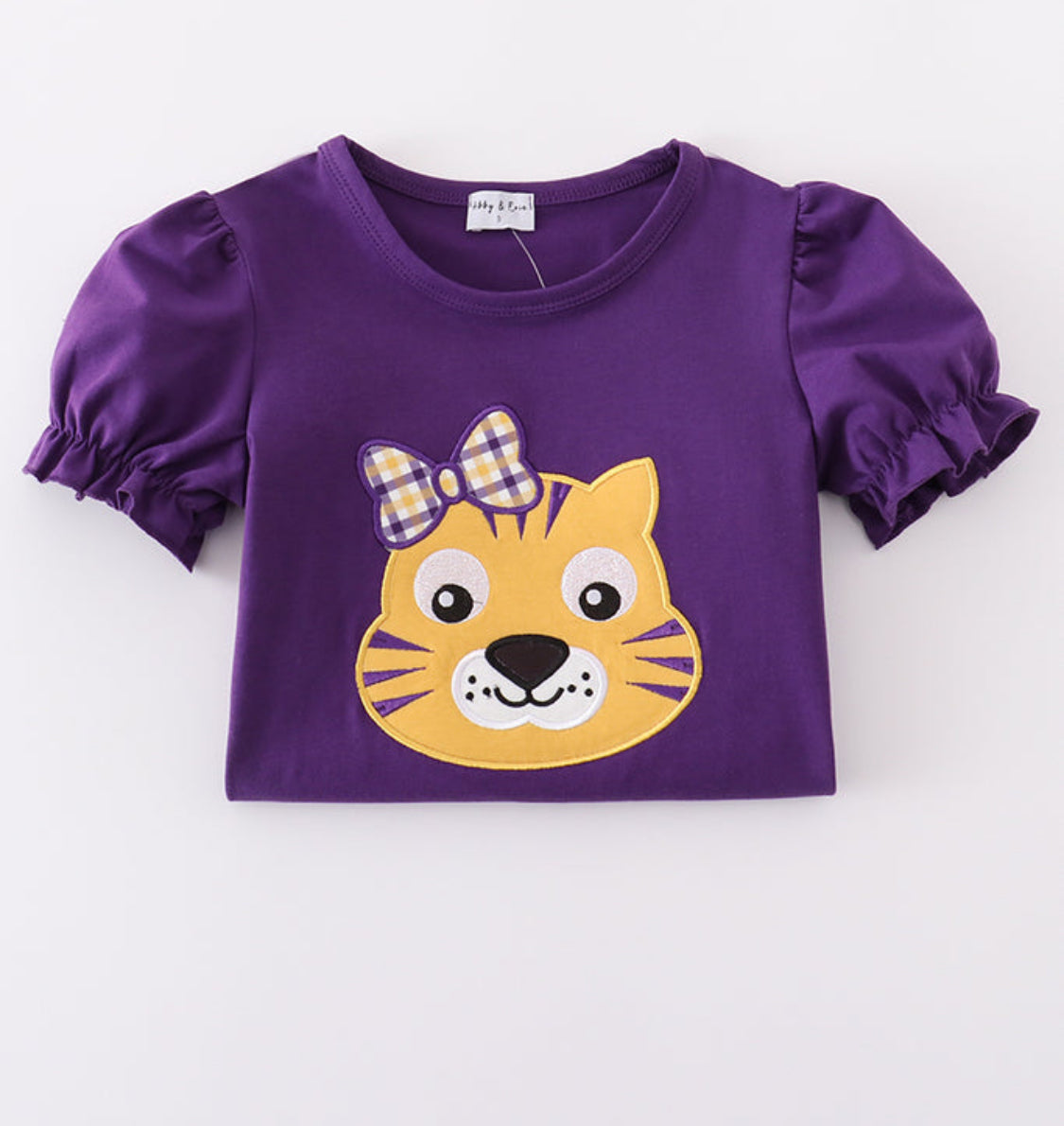 Purple/Yellow Tallassee Tigers Girl’s Short Set