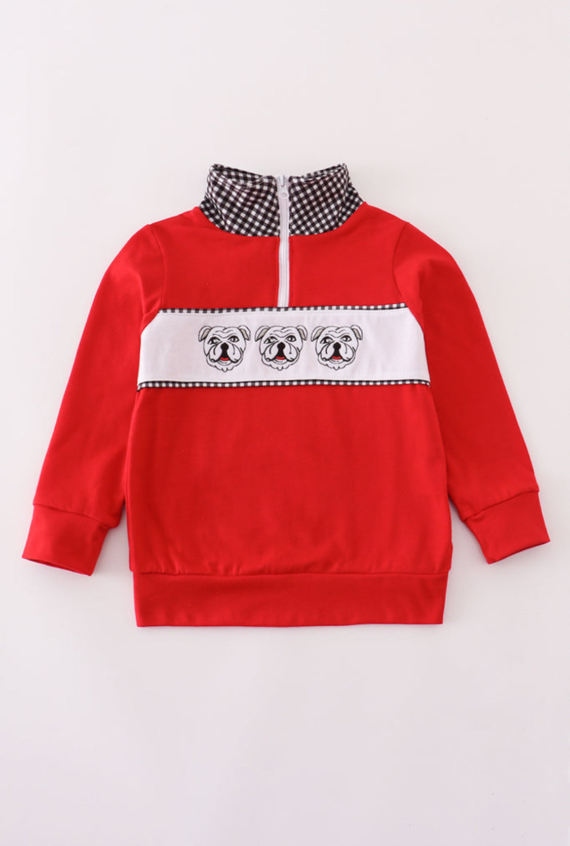 Georgia Bulldog Embroidery UNISEX Pullover