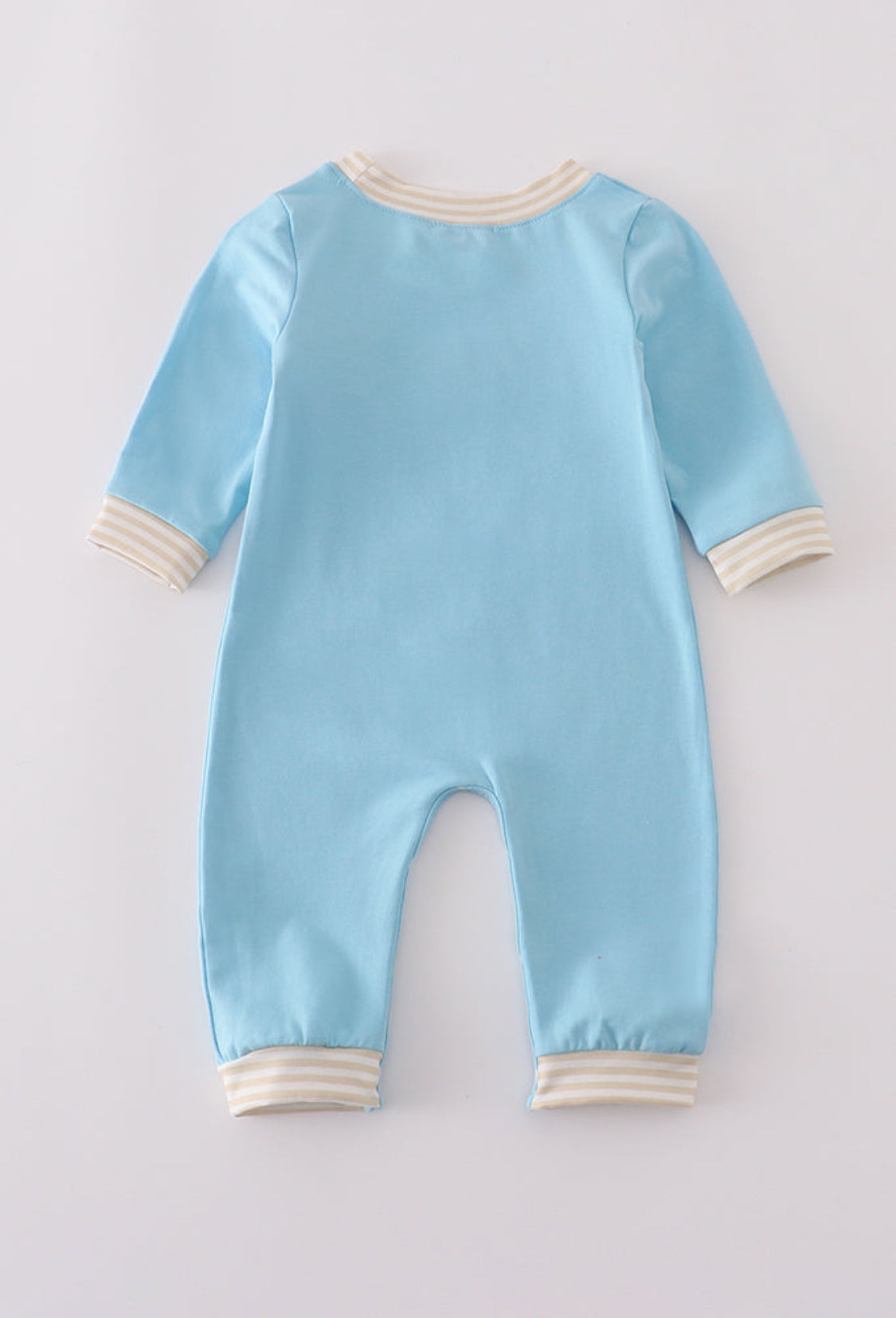 Blue Puppy French Knot Boy’s Romper