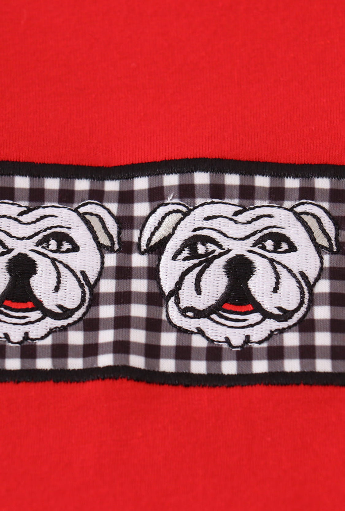 Georgia Bulldog Embroidery UNISEX Pullover