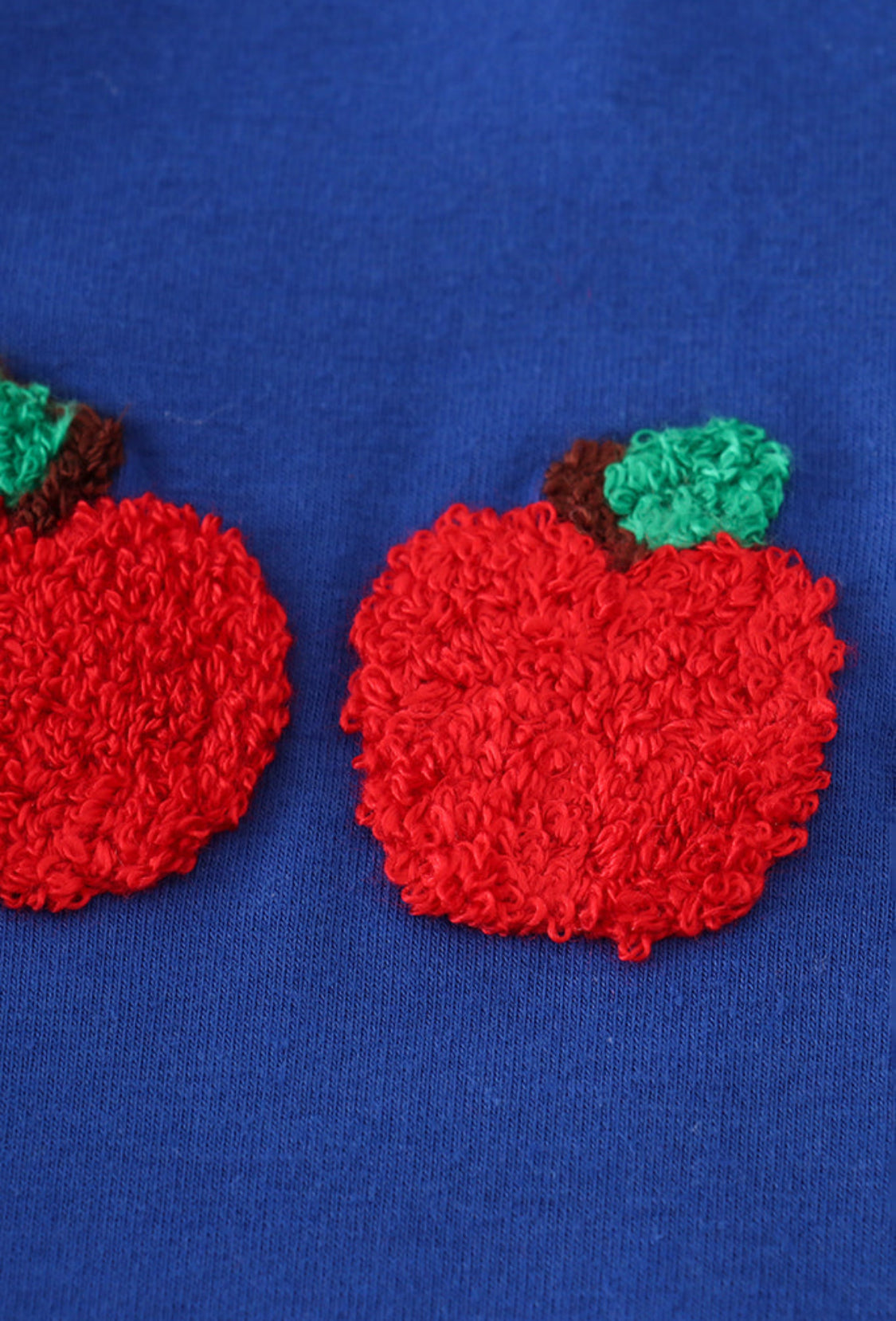 Blue Apple French Knot Boy’s Shorts Set