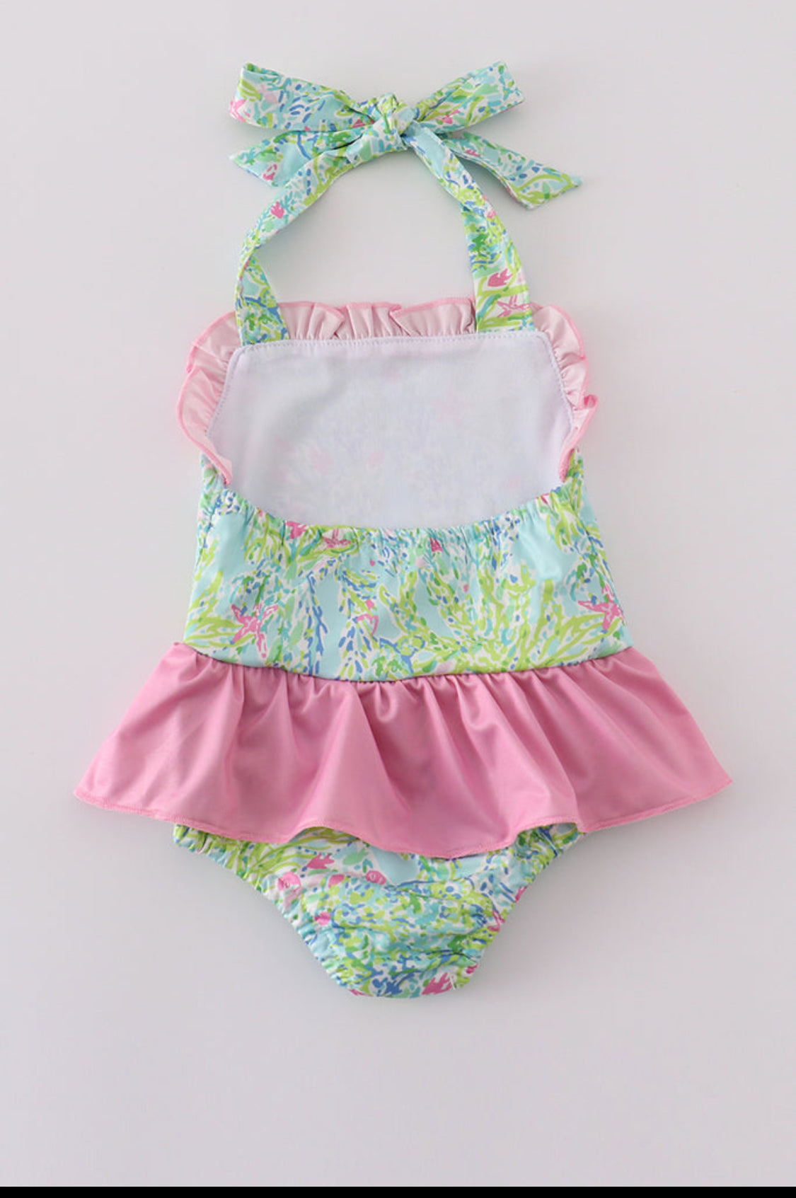 Meadow Breeze Print Girl’s One Piece
