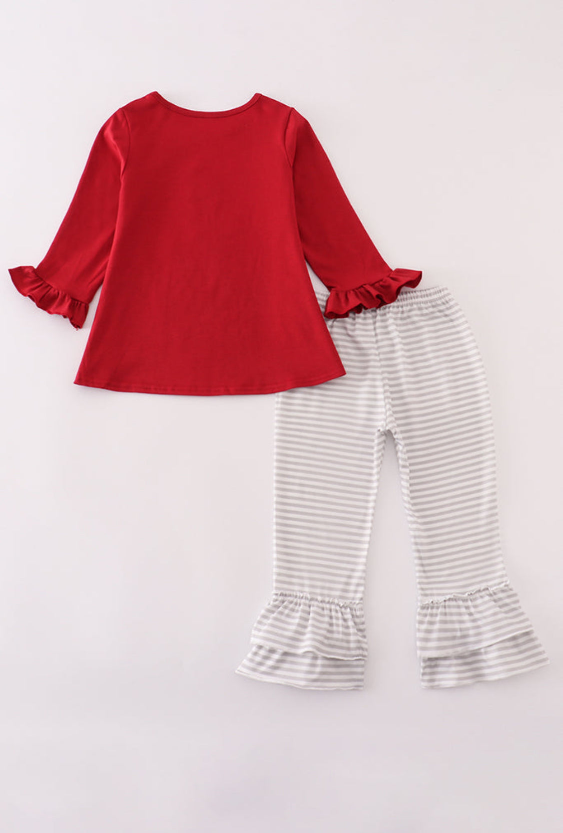 Alabama Roll Tide Elephant Appliqué Stripe Girl’s Pants Set