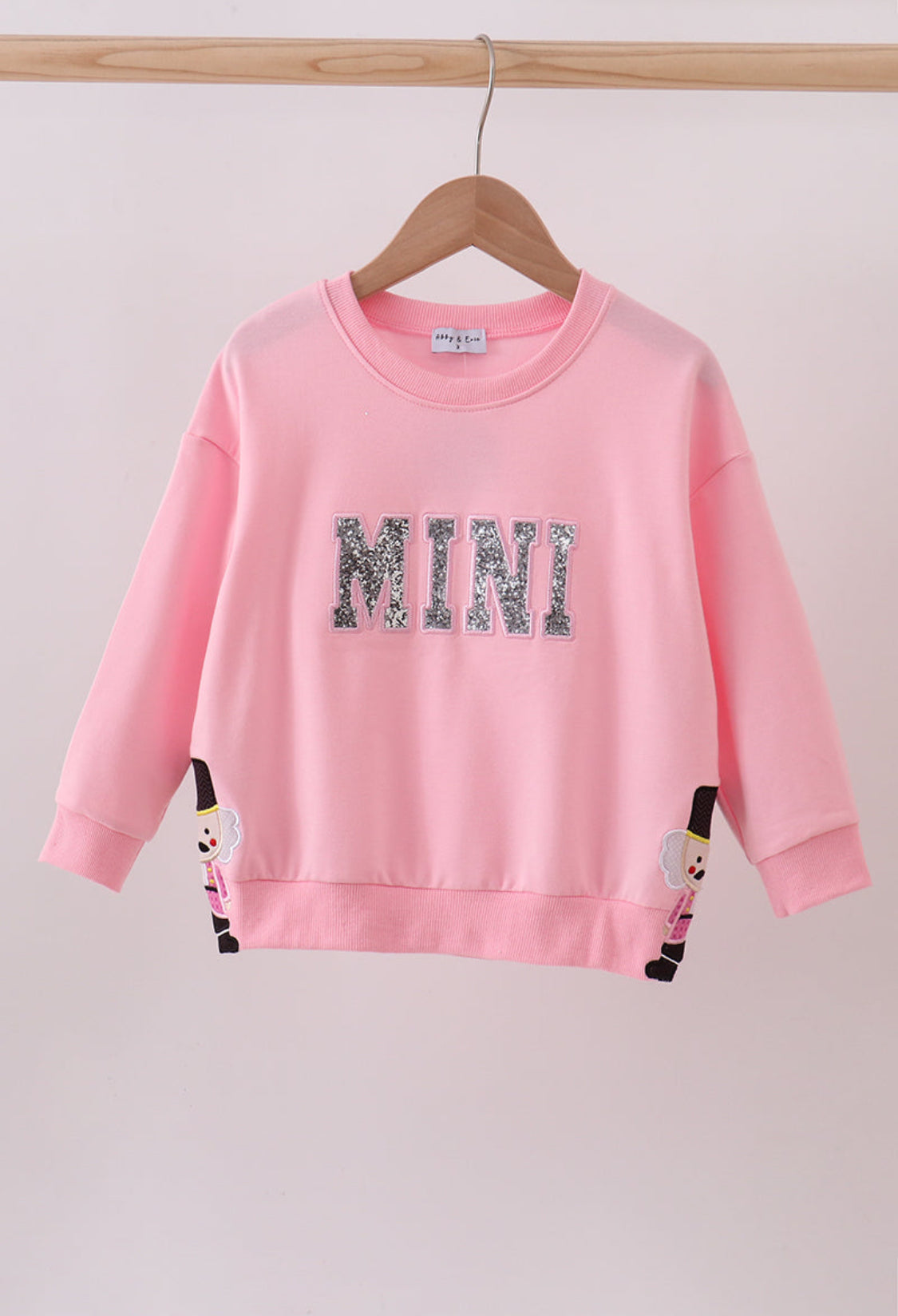 Pink MAMA & MINI Glitter Nutcracker Sweatshirts
