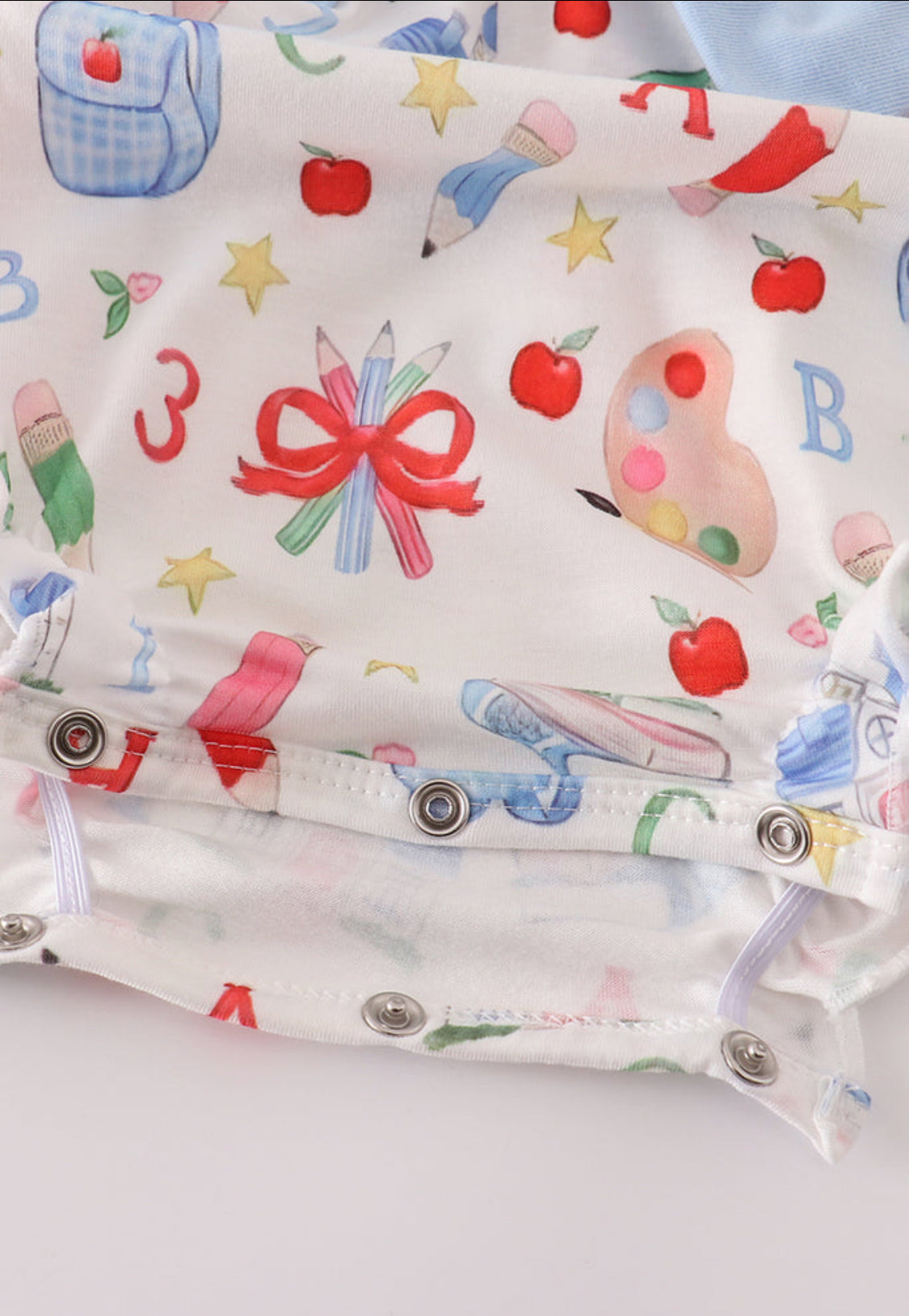 Blue Pencil Bow Girl’s Bubble