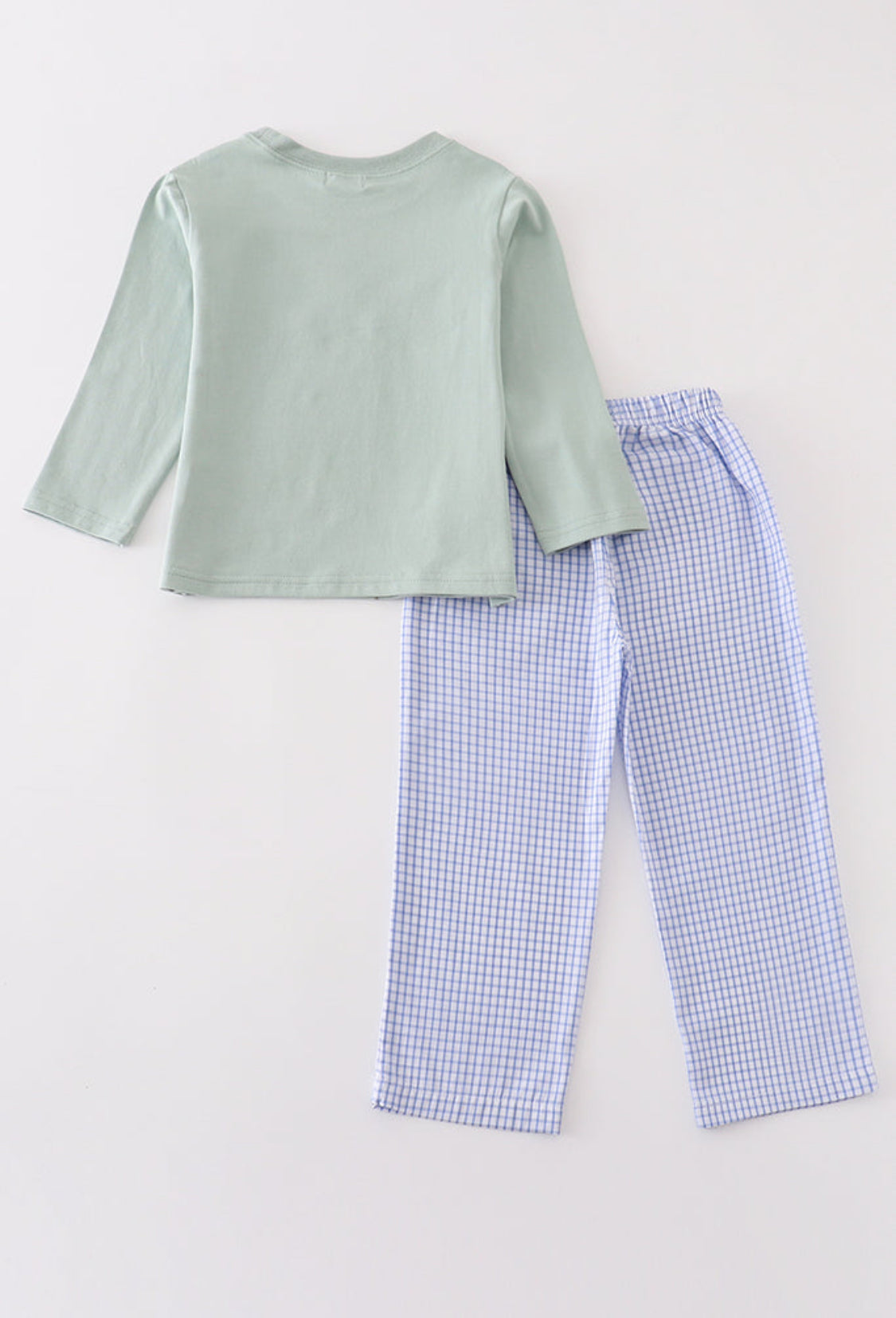 Premium Green Cow Appliqué Boy’s Pant Set