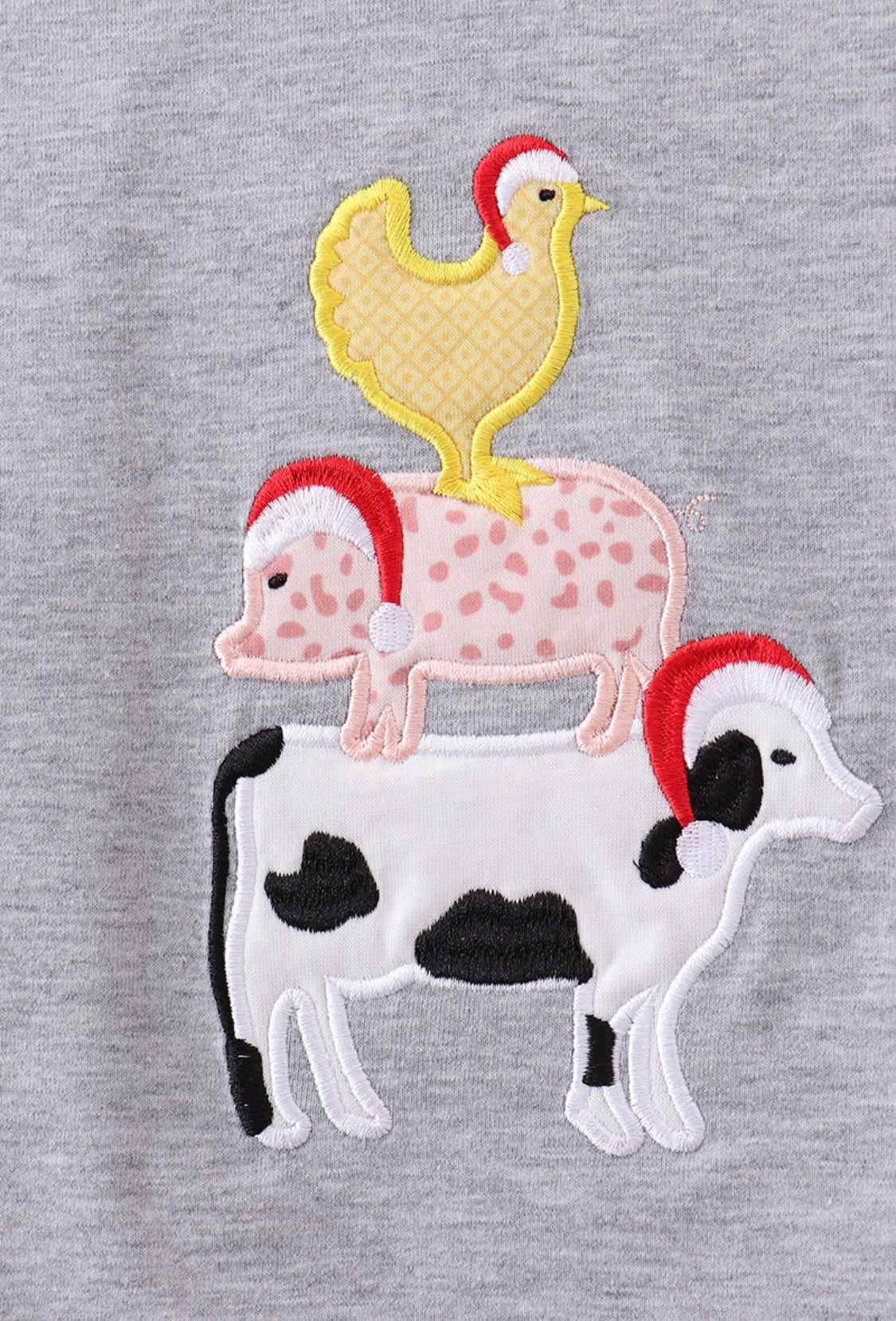 Gray Farm Appliqué Boy’s Top