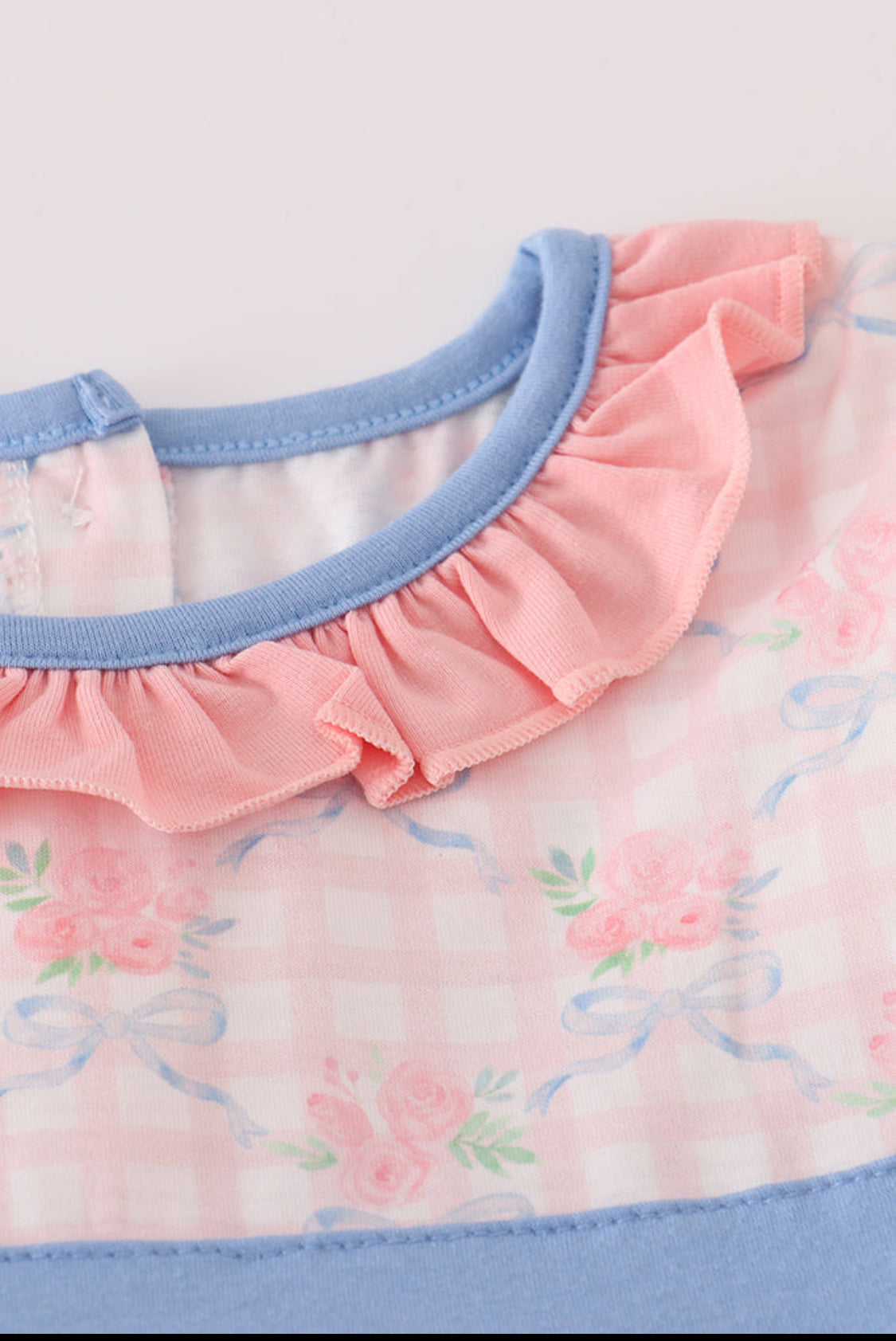 Pink Floral Print Ruffle Dress