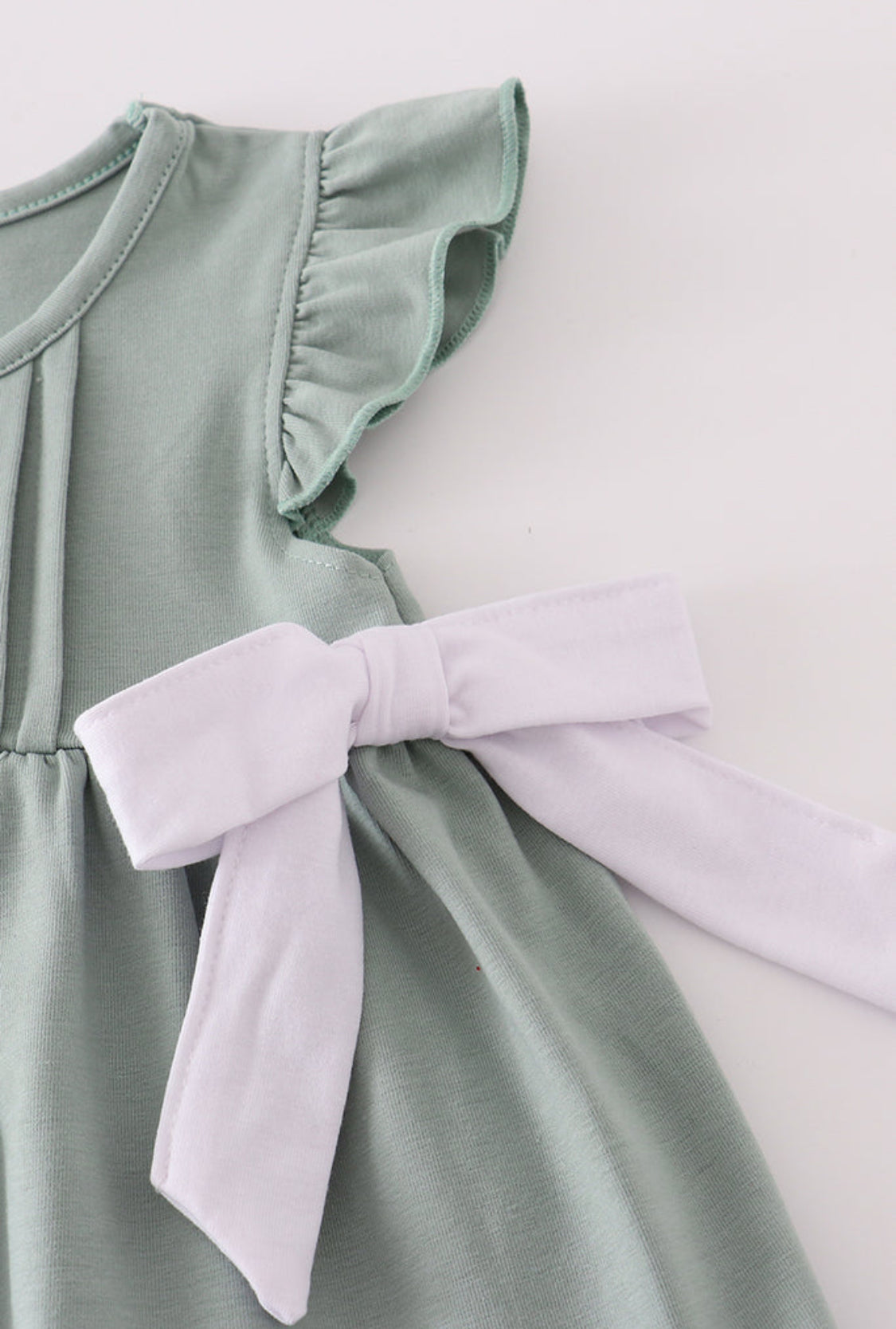 Sage Ruffle Girl’s Bloomer Set