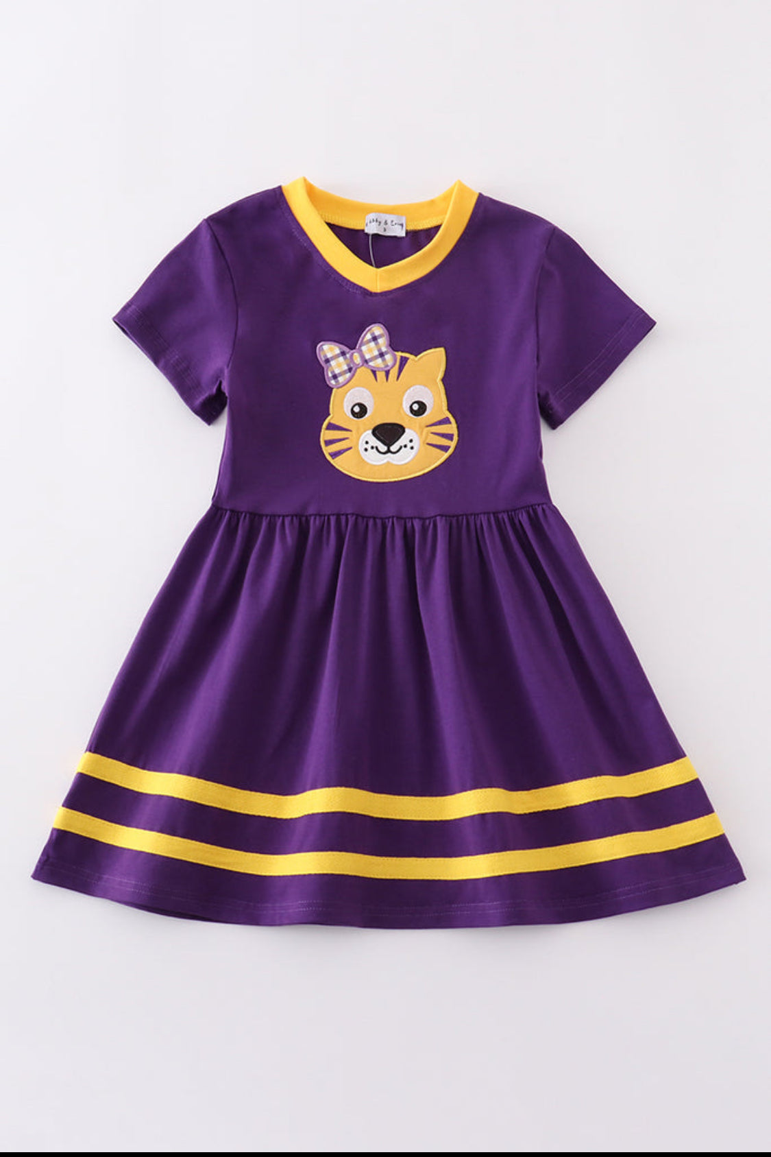 Purple/Yellow Tallassee Tigers Dress