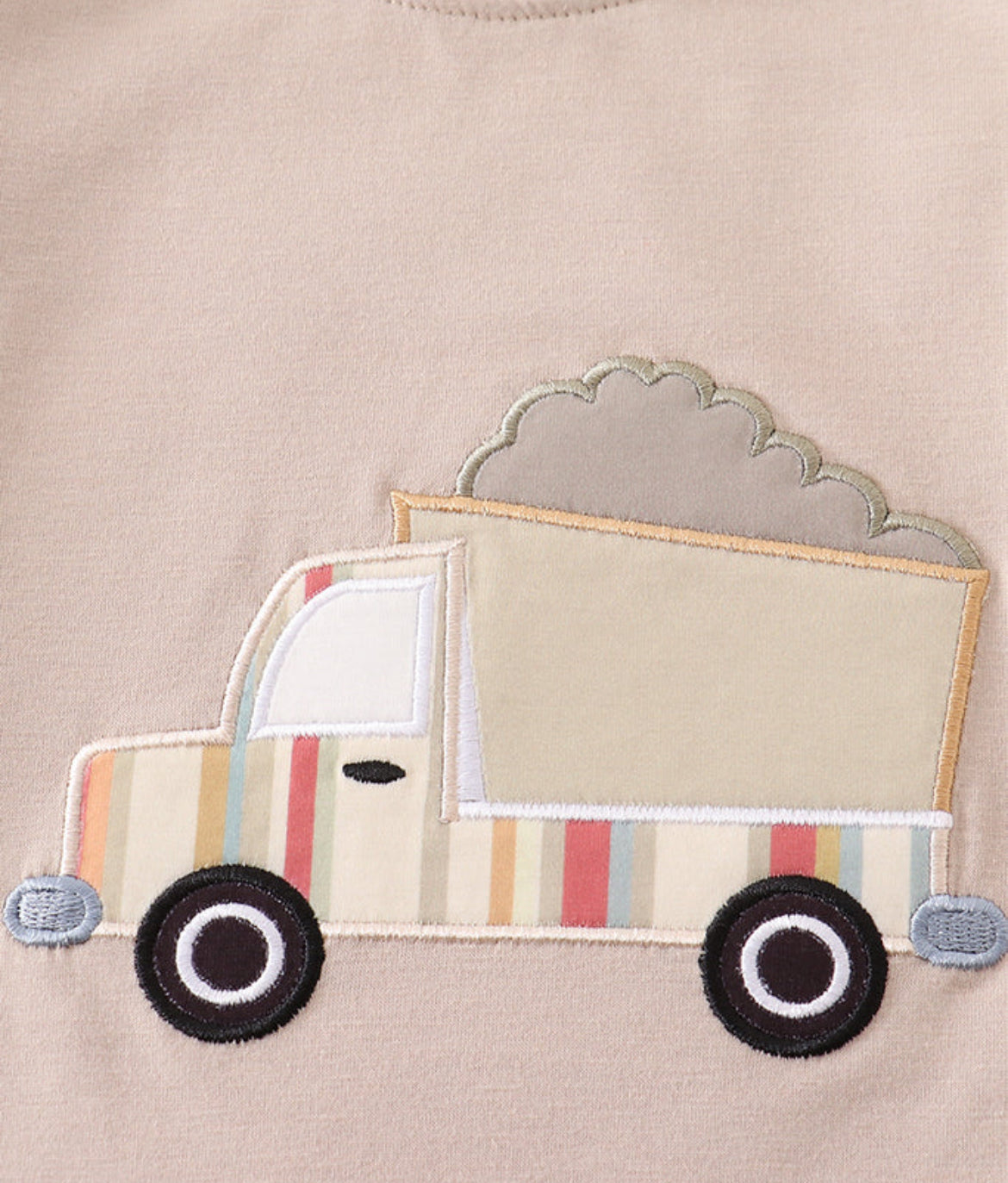Khaki Truck Appliqué Boy’s Top