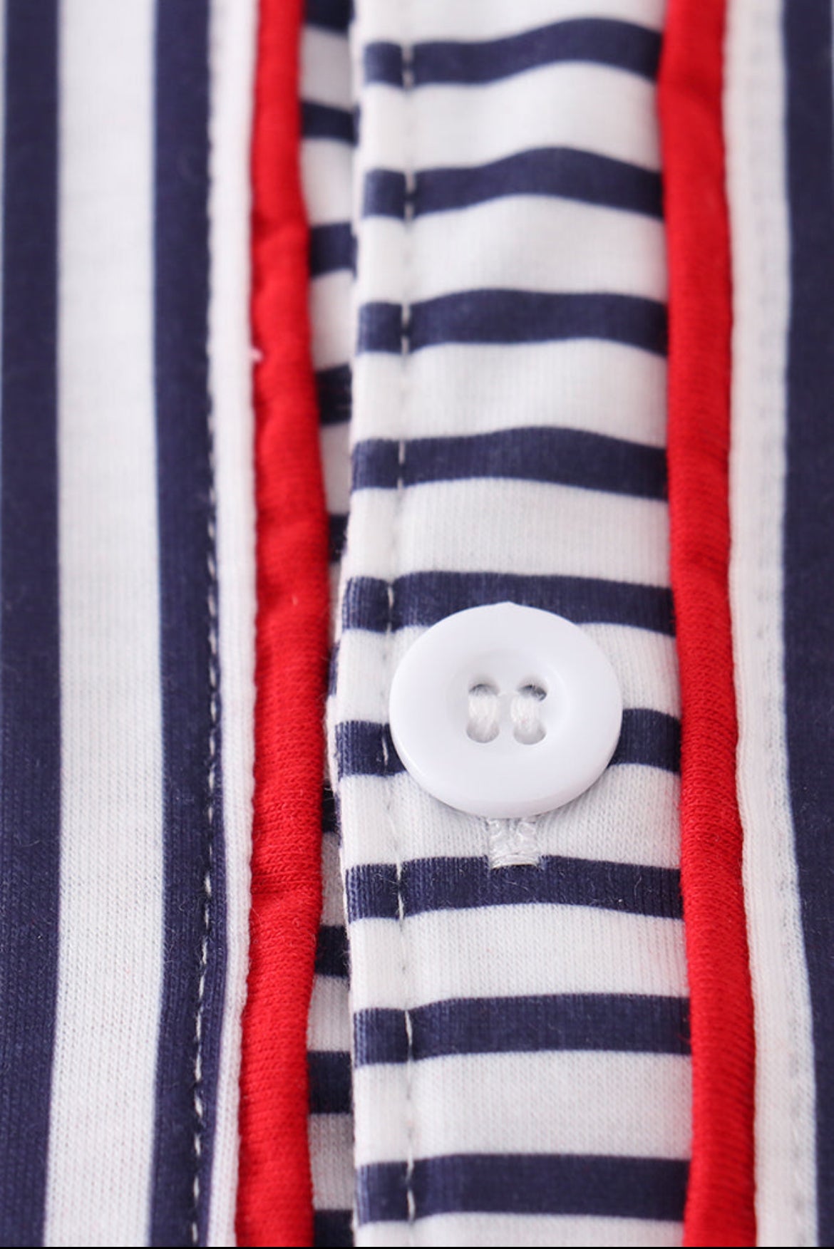 Boy’s Striped Baseball Short Set