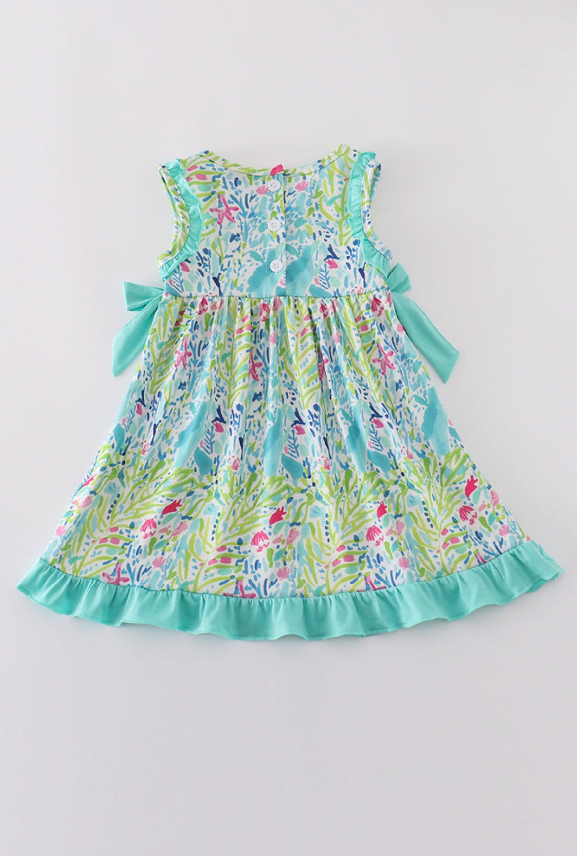 Girl’s “Tropical Breeze” Colorful Dress