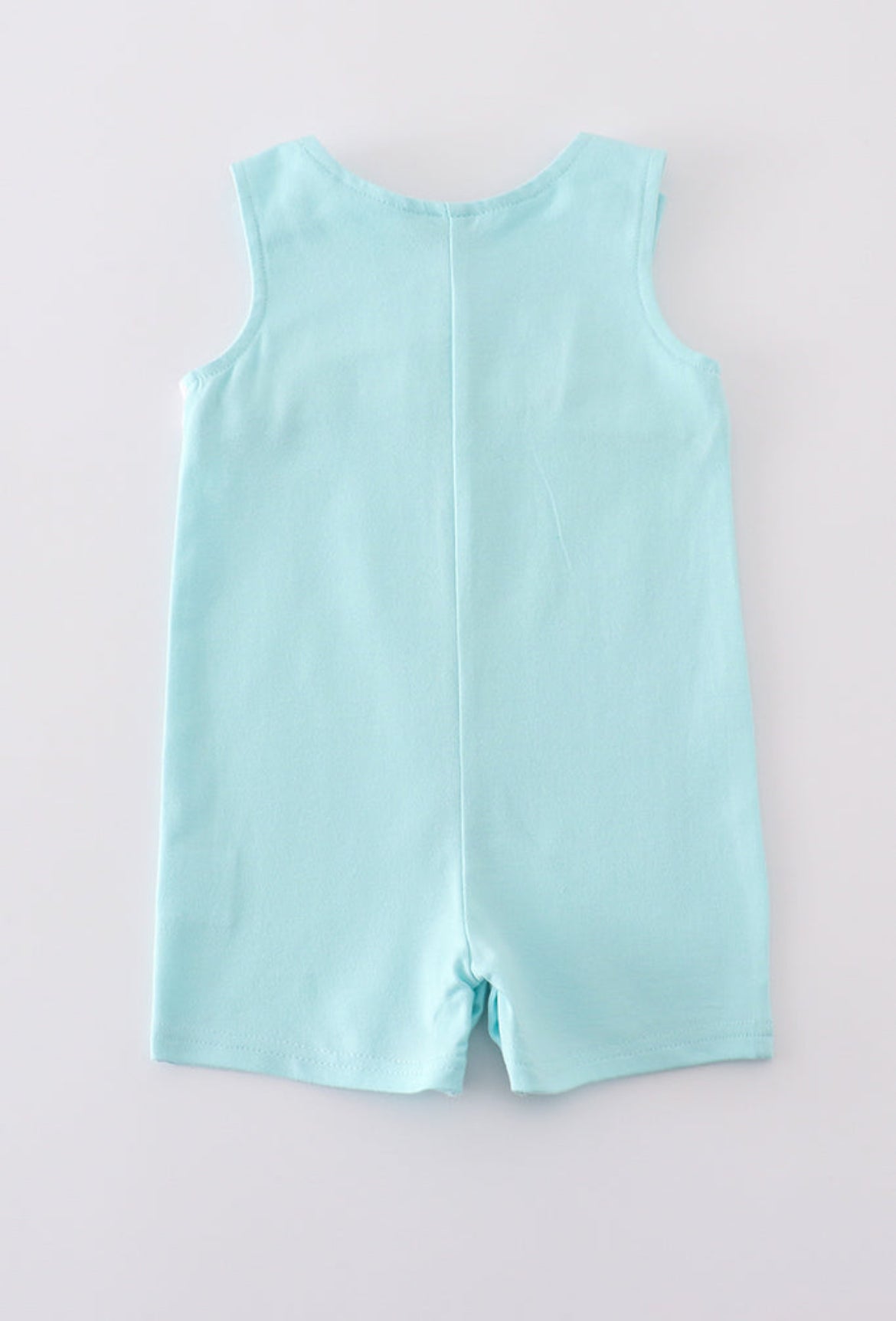 Boy’s Premium Mint Bunny Embroidered Romper