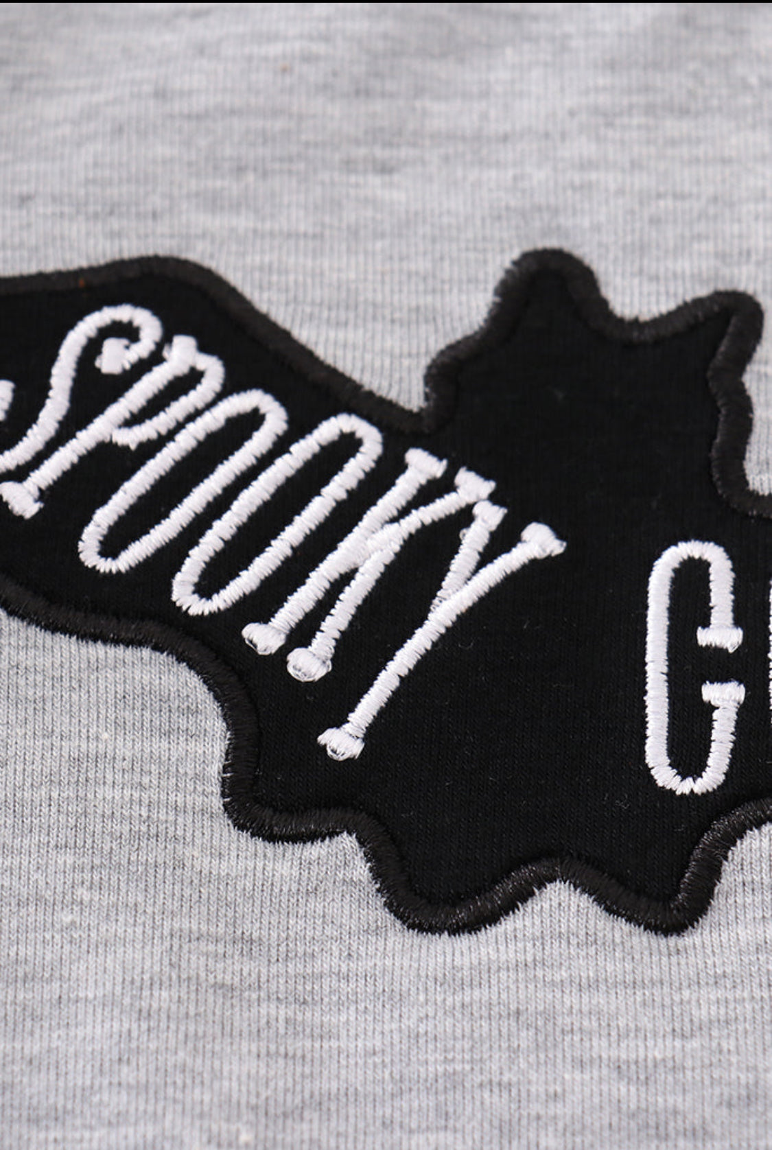 Grey Stripe Halloween Spooky Cool Boy Bubble