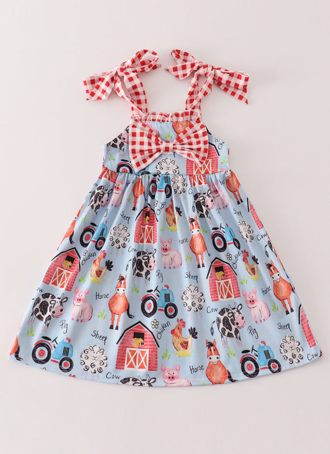 Farm Animal Strap Dress