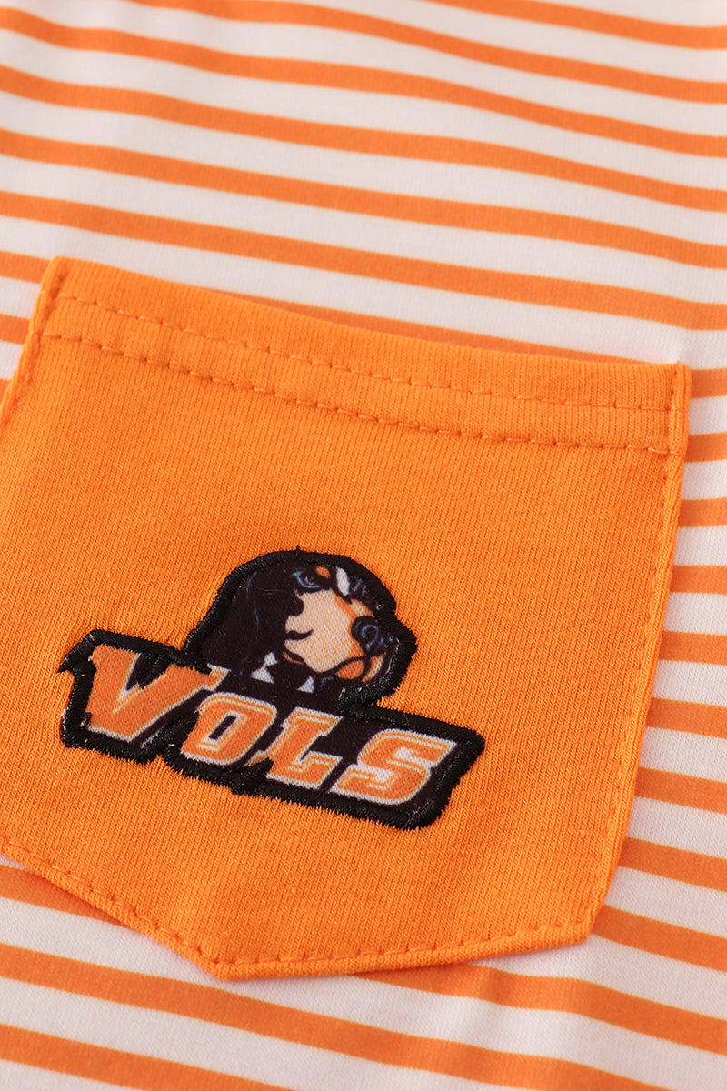 Tennessee applique stripe top