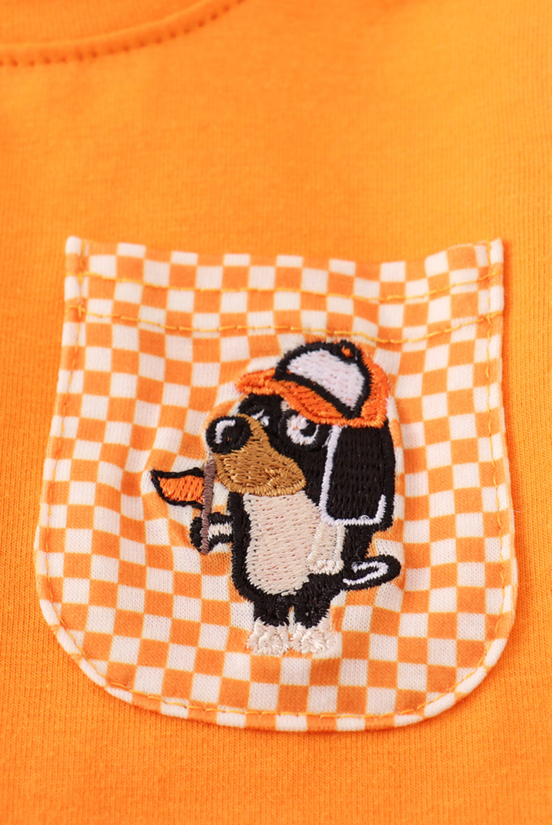Orange Tennessee Go Vols Appliqué Unisex Bubble