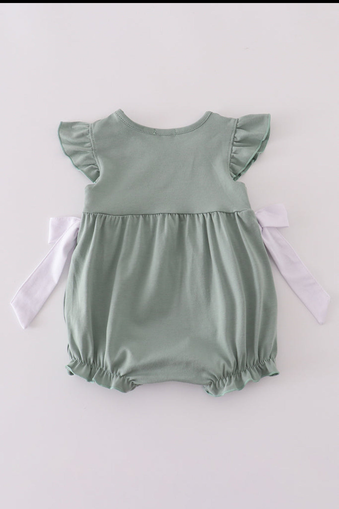 Sage Ruffle Girl’s Bubble