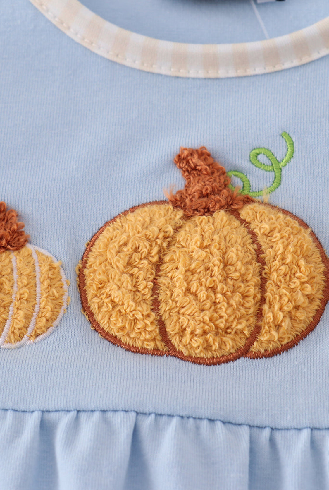Blue Pumpkin French Knot Girl’s Bubble