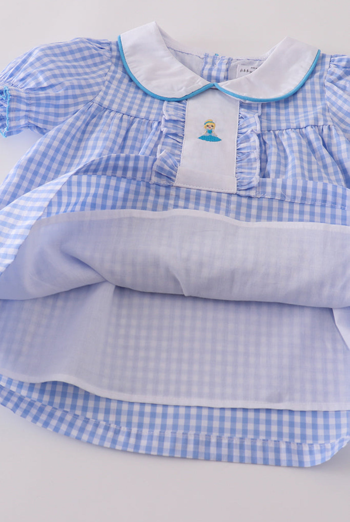 Blue Princess Pumpkin Girl’s Ruffle Pants Set