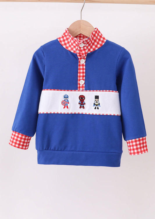 Blue Character Pull Over Boy’s Top