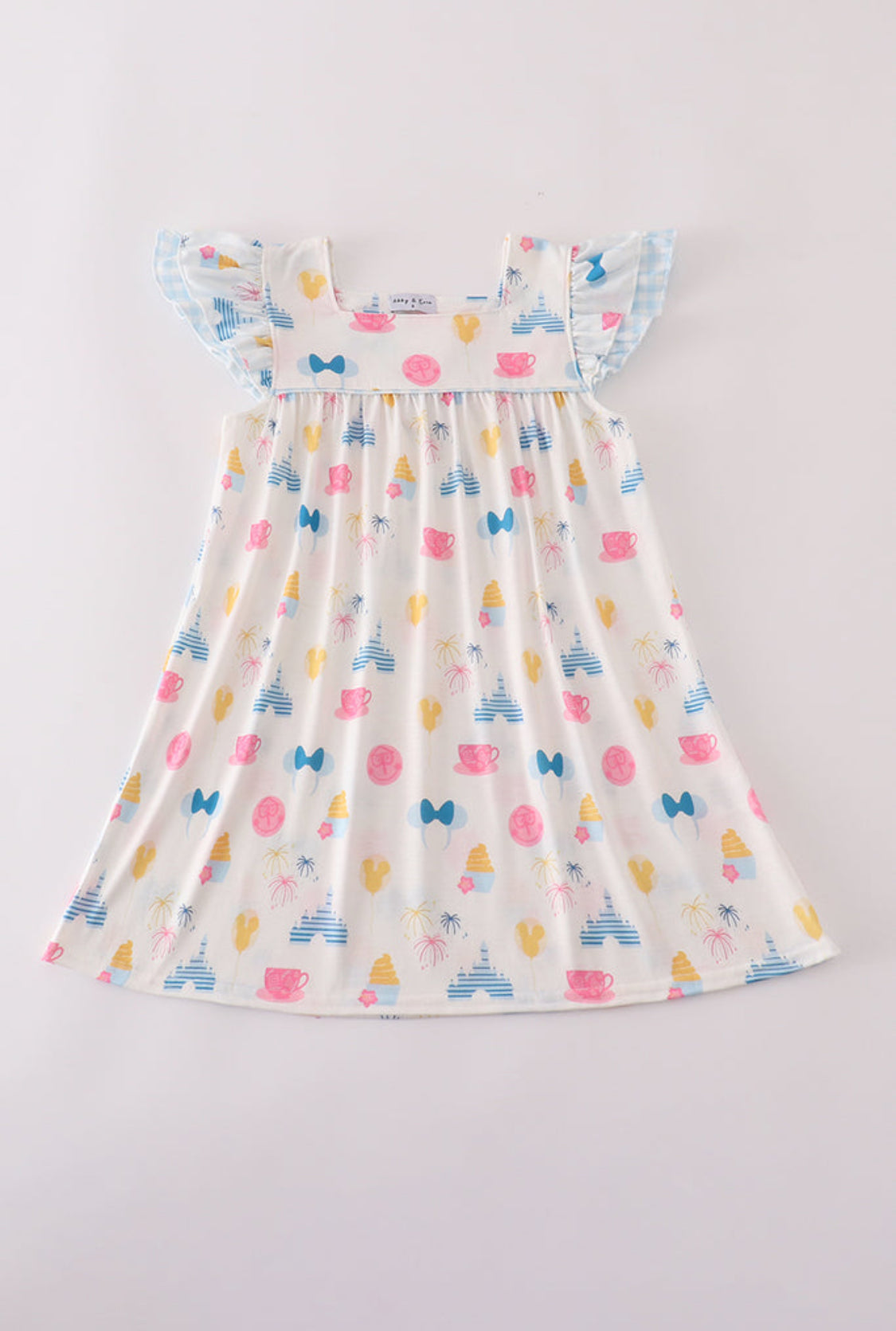 Fireworks Castle Print Dress