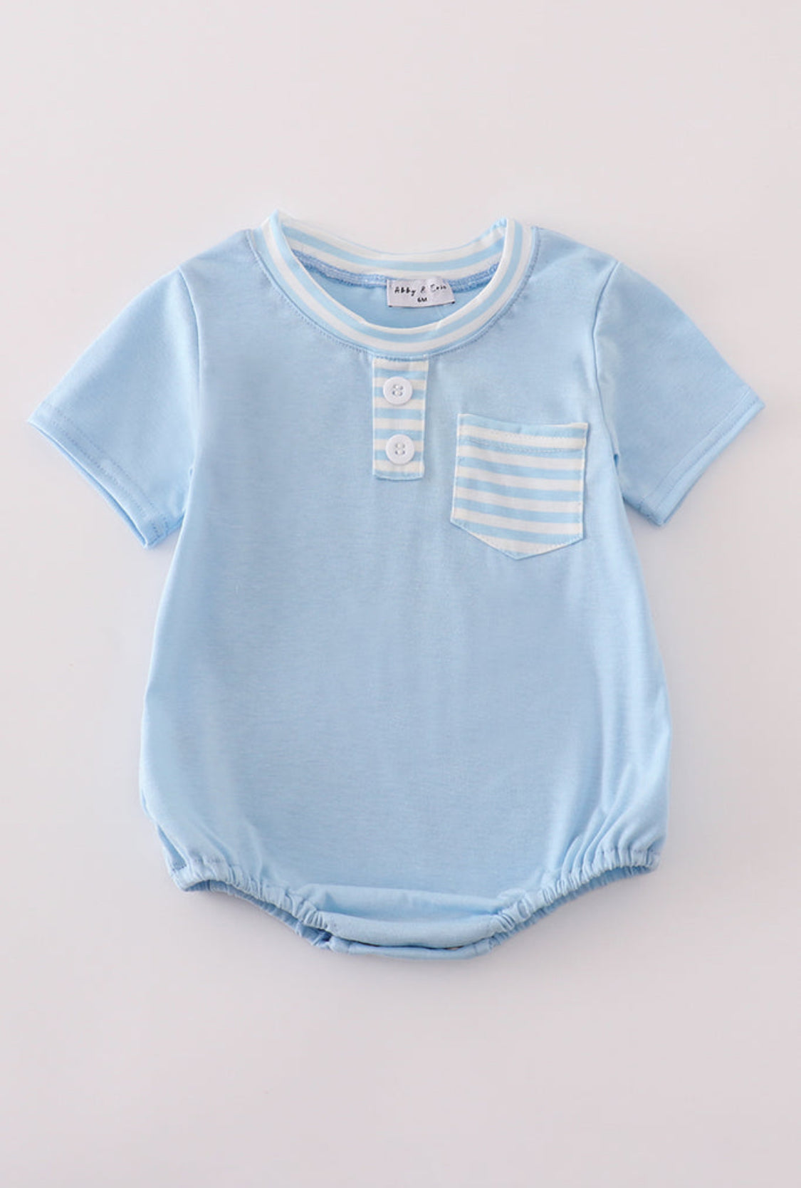Blue Stripe Pocket Boy’s Bubble