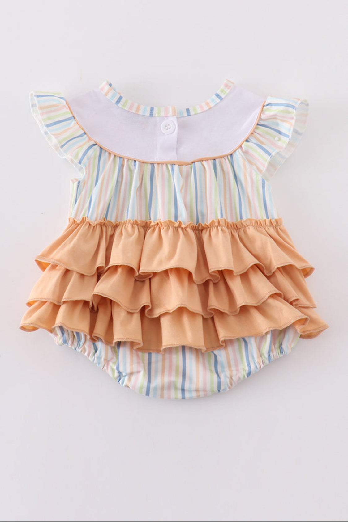 Stripe car Embroidery Girl’s Bubble