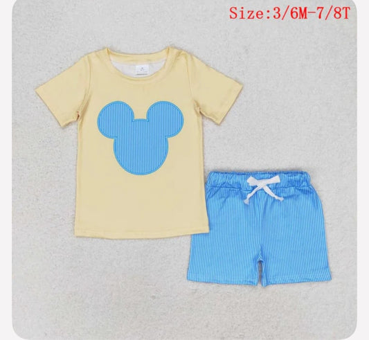 Mickey’s Maritime Mischief Boy’s Short Set.