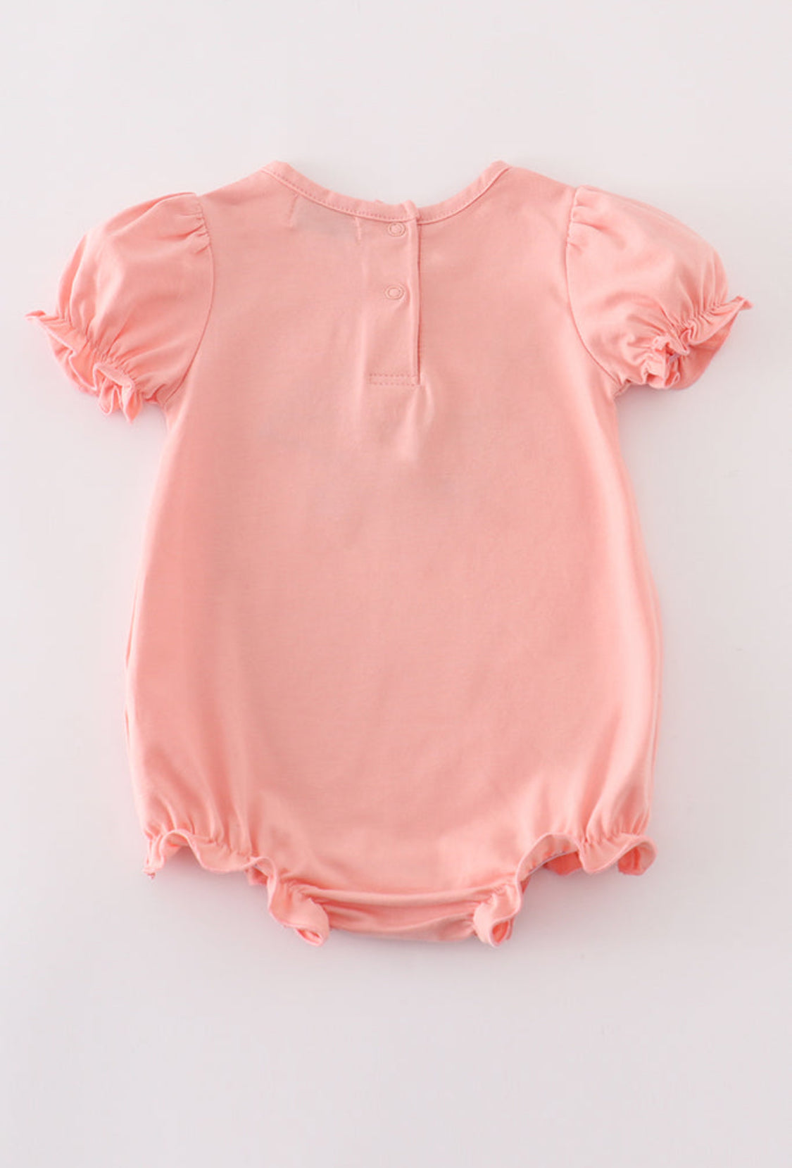 Coral Truck Pumpkin Embroidery Girl’s Bubble