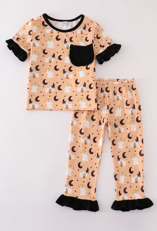 Halloween Ghost Girl Pajama Set