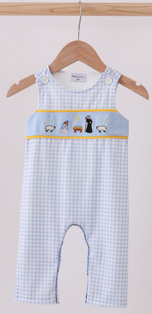 Blue Nativity Embroidery Boy’s JonJon