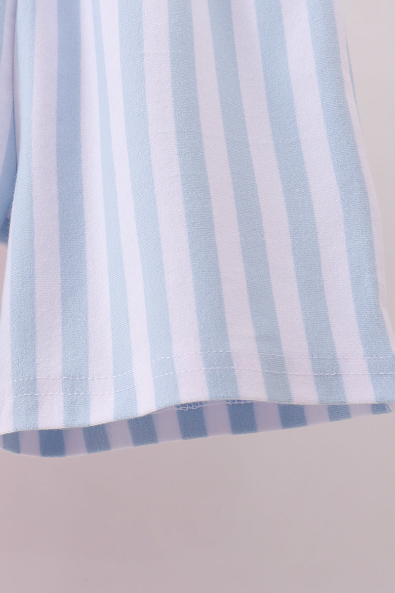 Red baseball shorts set