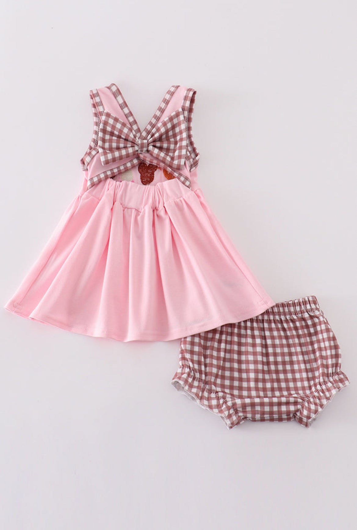 Girl’s Pink Character Ice Cream French Knot Girl’s Bloomer Set