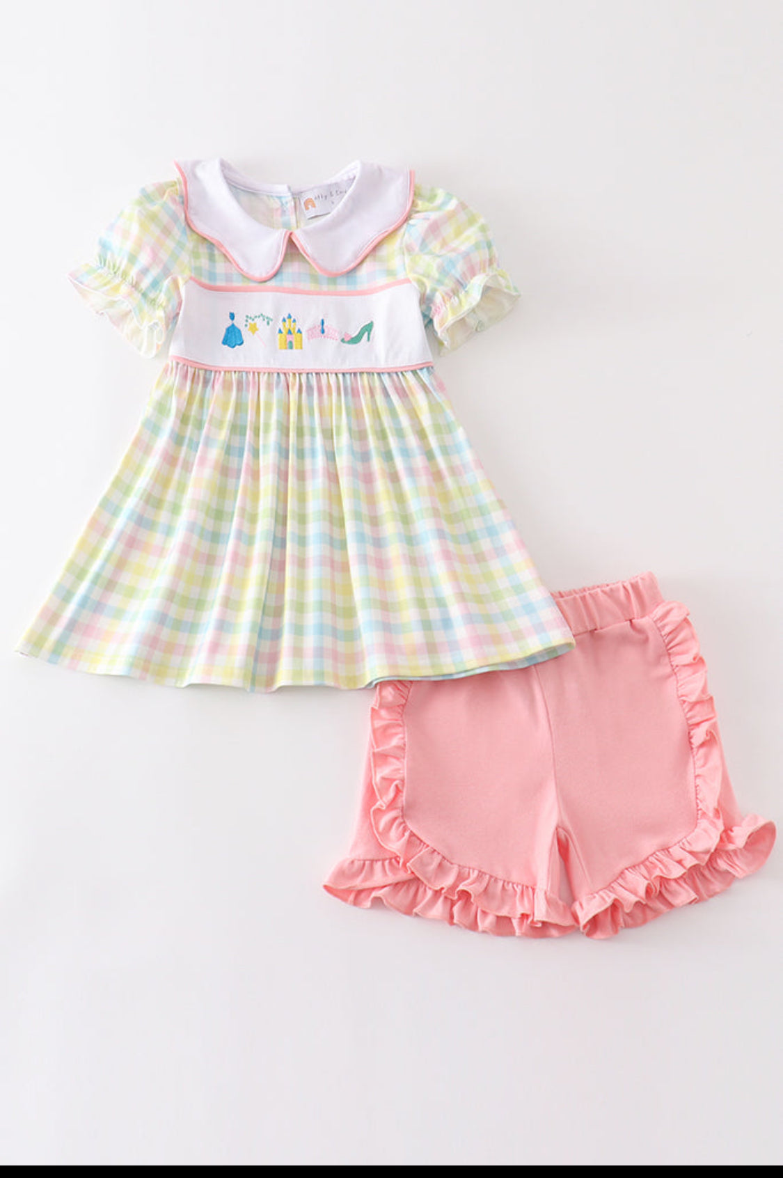 Castle Princess Embroidery Girl’s Set