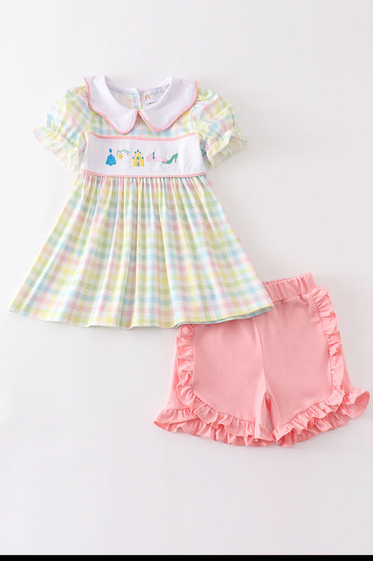 Castle Princess Embroidery Girl’s Set