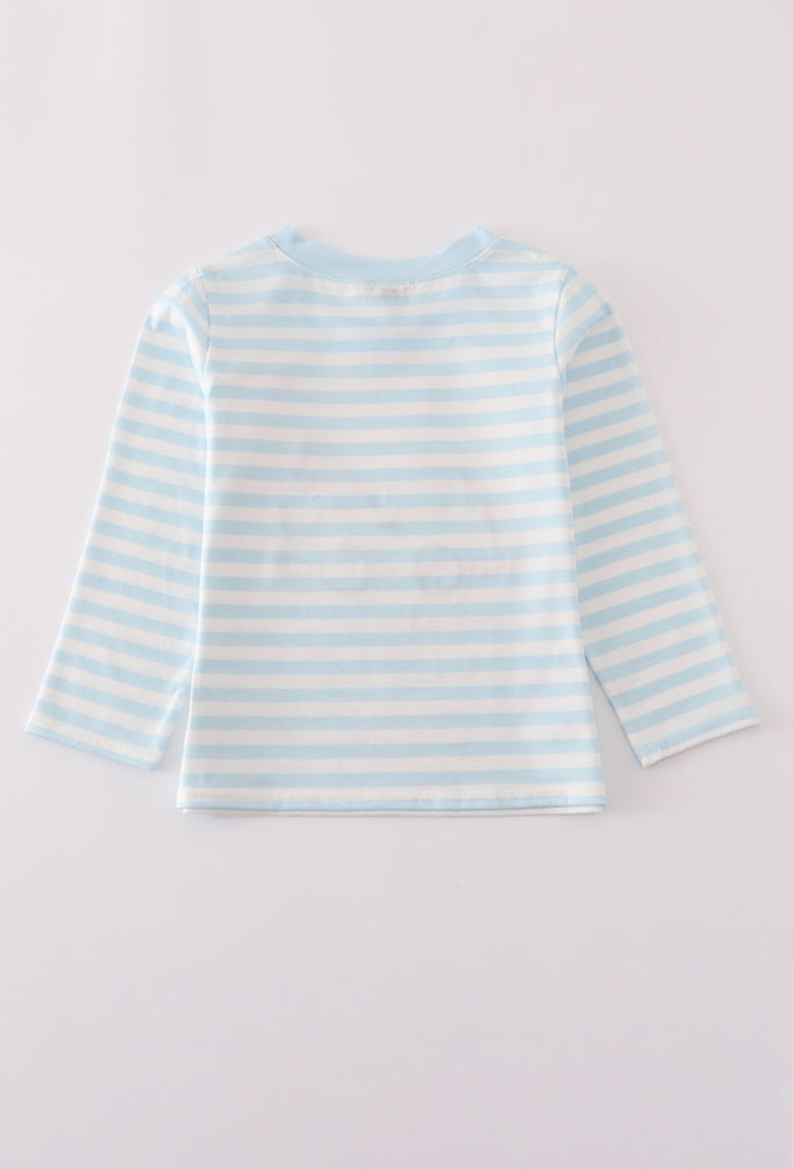 Blue Crane Appliqué Stripe Boy’s Top