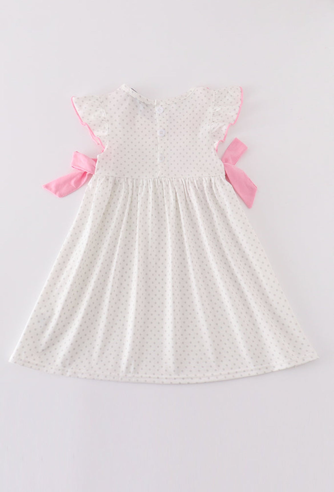 Girl’s Pink Ballet Embroidered Dress