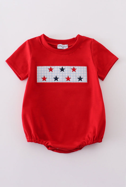Red Star Embroidery Boy’s Bubble