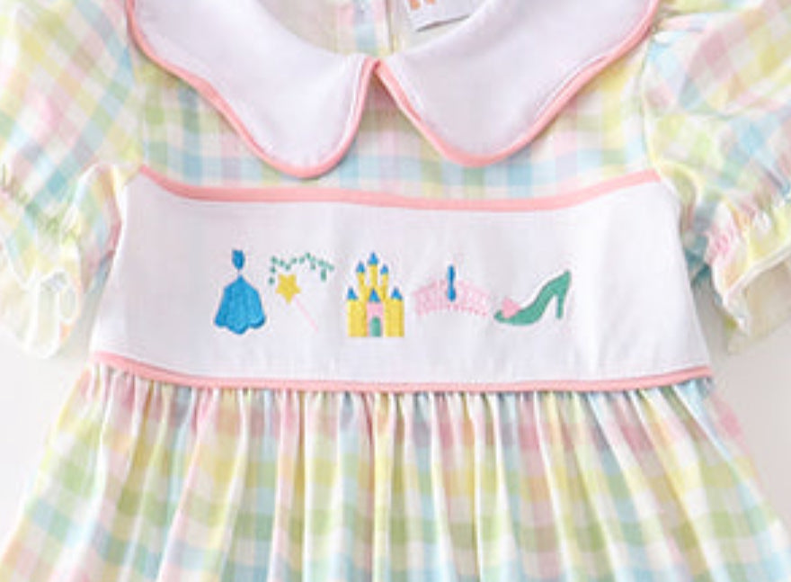Castle Princess Embroidery Girl’s Set