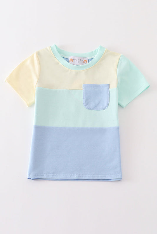 Yellow And Blue Boy Top