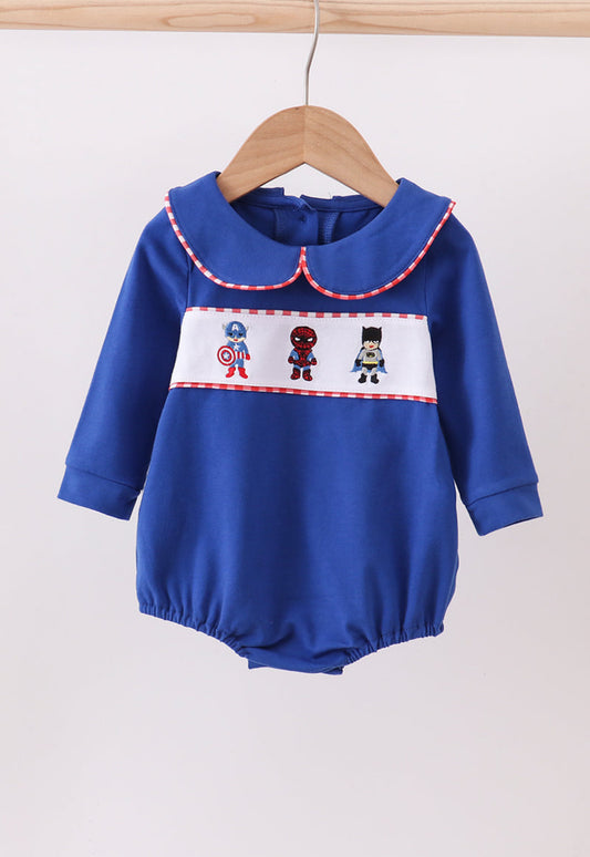 Blue Character Embroidery Bubble