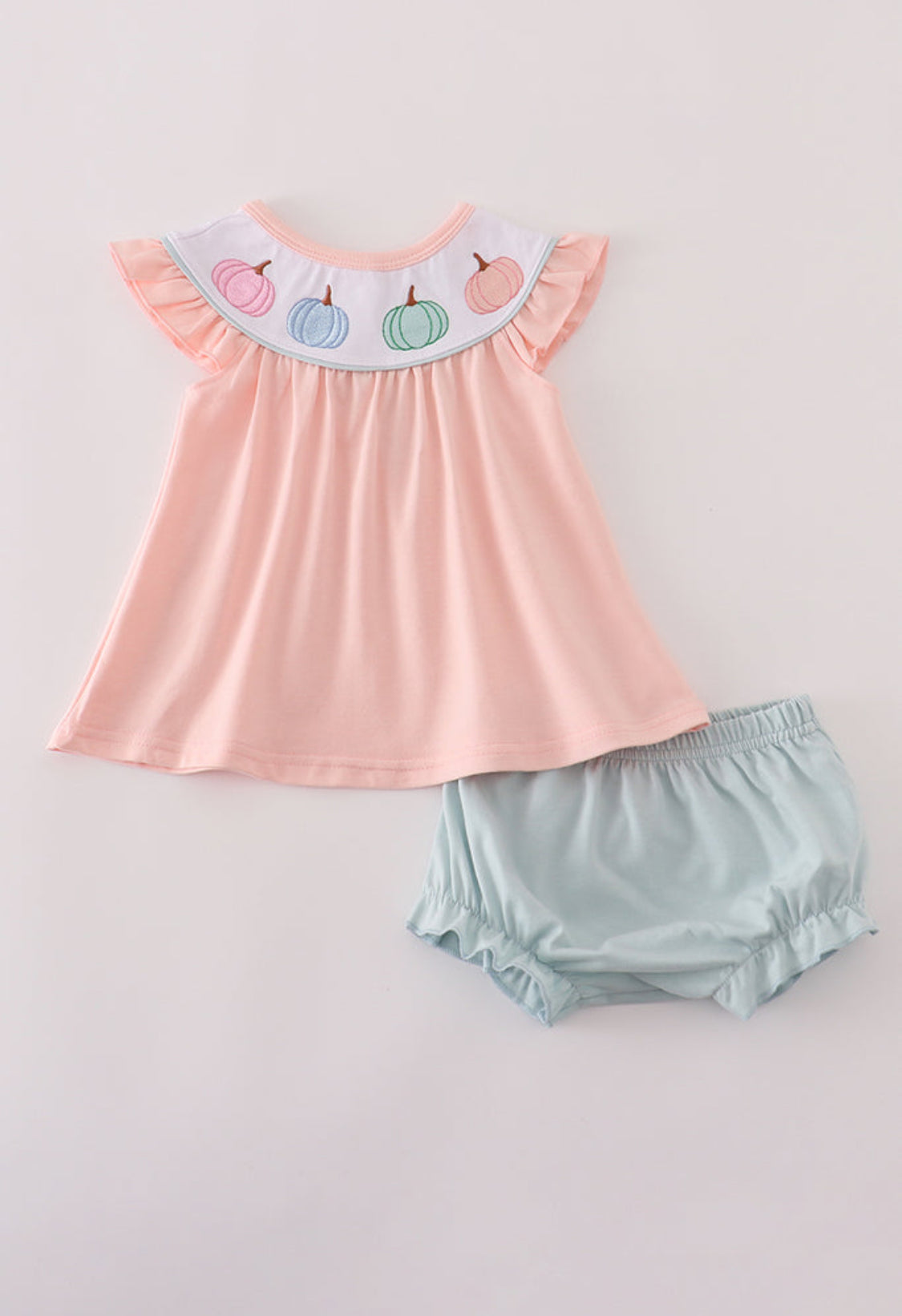 Pink Embroidery Girl’s Bloomer Set