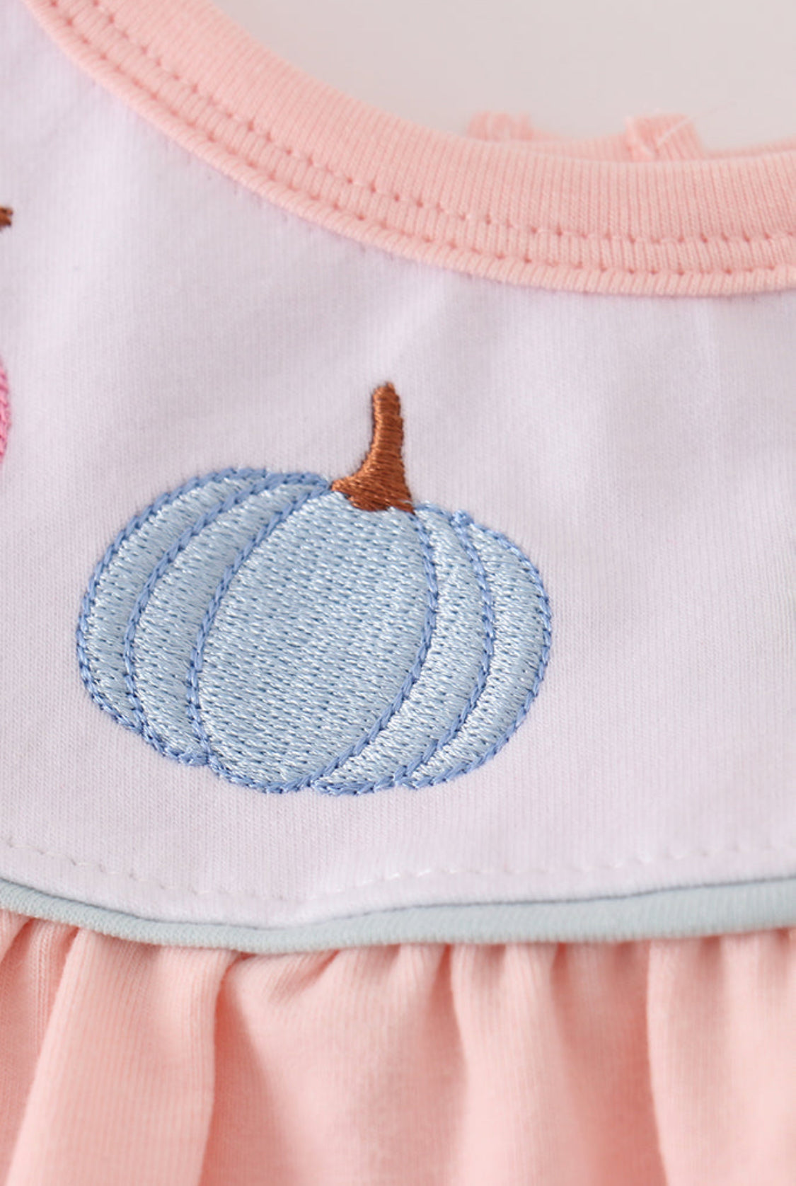 Pink Embroidery Girl’s Bubble