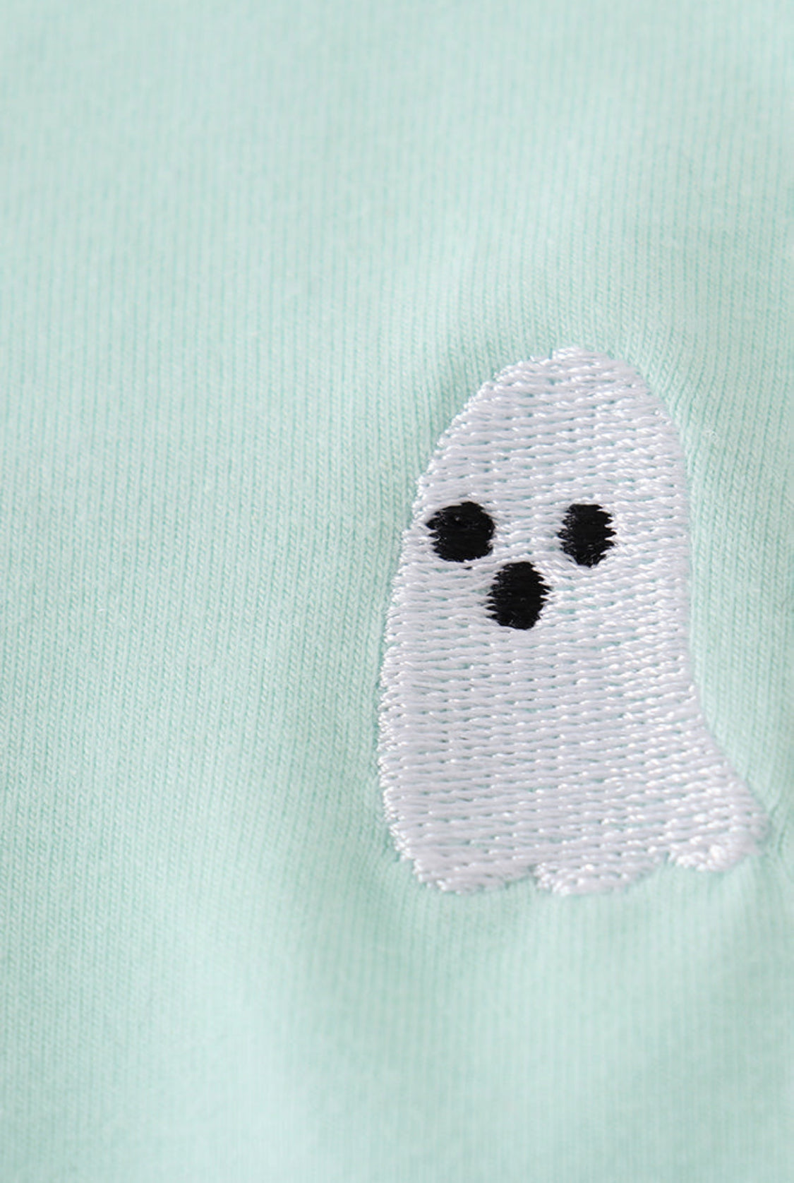 Green Ghost Embroidery Boy’s Bubble