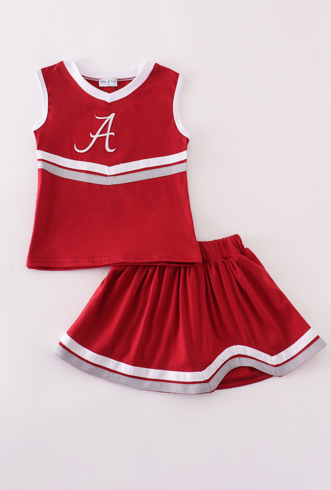 Alabama Embroidery Cheerleader Girl’s Skort Set