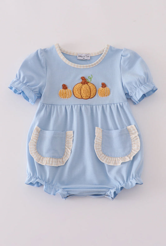 Blue Pumpkin French Knot Girl’s Bubble