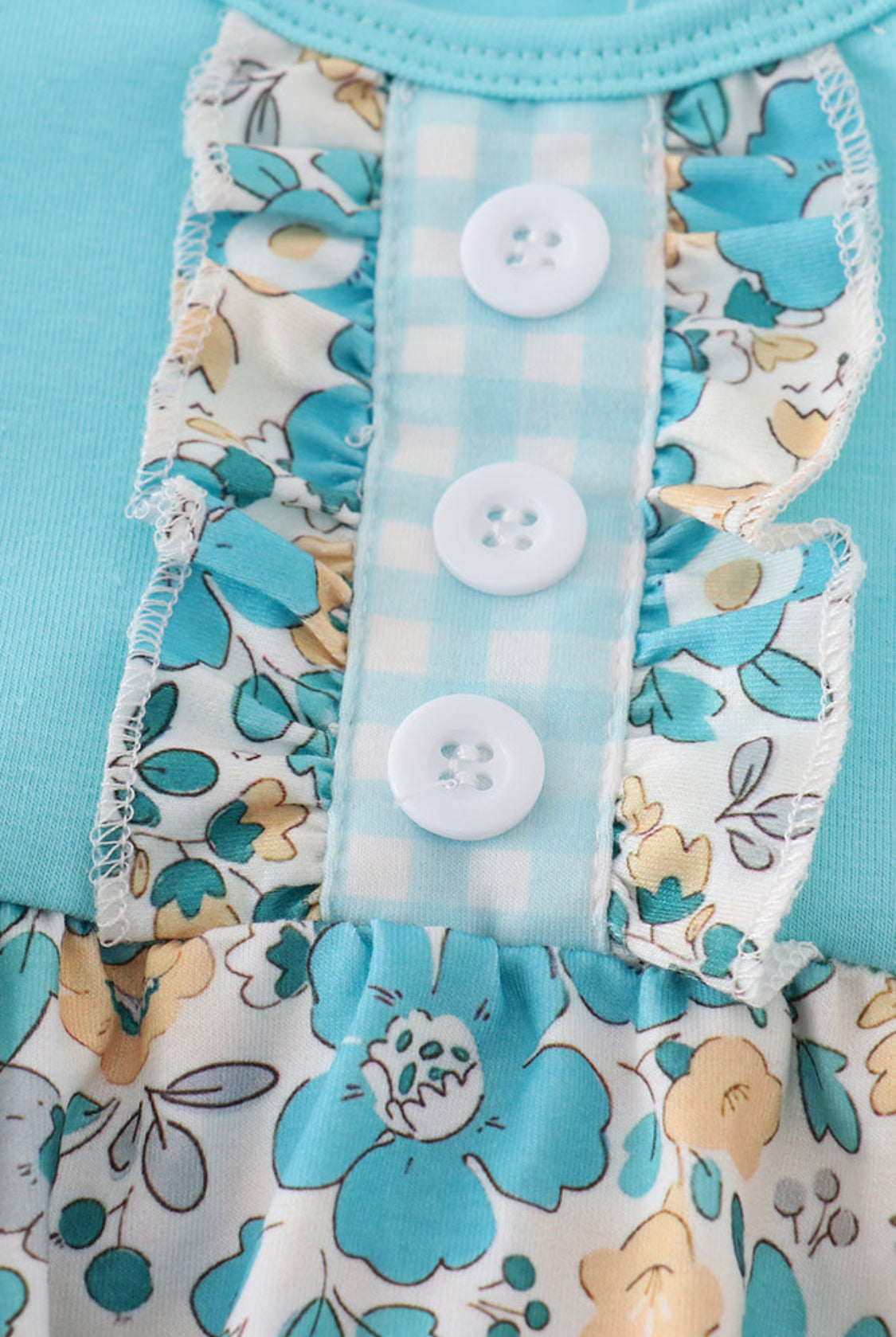 Blue Aqua Meadow Girl’s Pant Set